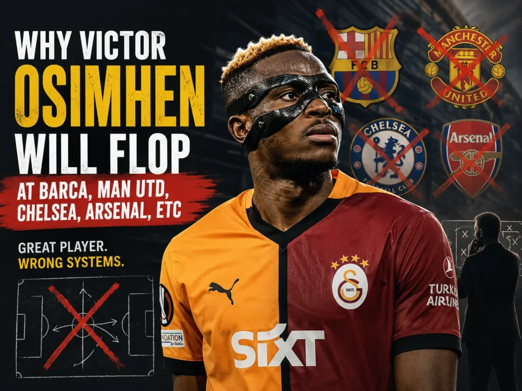 why victor osimhen will flop at elite european clubs